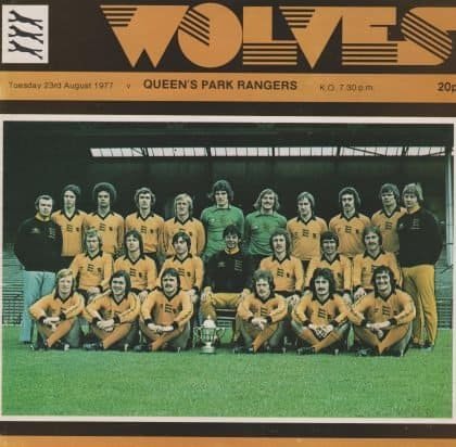 Wolverhampton Wanderers v Queens Park Rangers 23-Aug-1977