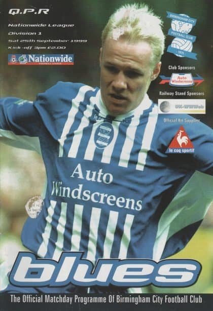 Birmingham City v Queens Park Rangers 25-Sep-1999