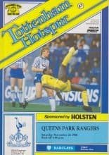 Tottenham Hotspur v Queens Park Rangers 26-Nov-1988