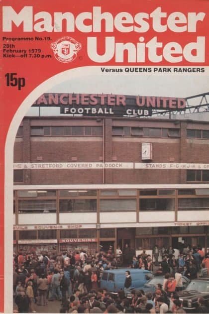 Manchester United v Queens Park Rangers 28-Feb-1979