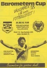 Kalmar FF v Queens Park Rangers  28-Jul-1982