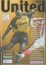 Cambridge United v Queens Park Rangers 29-Sep-2001