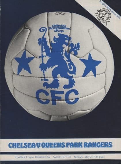 Chelsea v Queens Park Rangers 02-May-1978