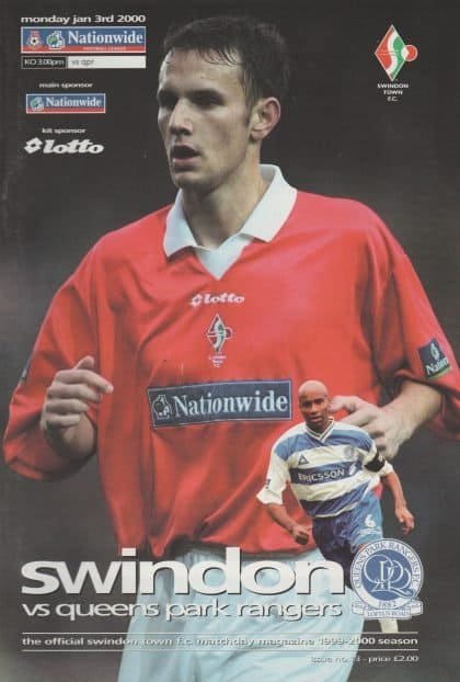 Swindon Town v Queens Park Rangers 03-Jan-2000
