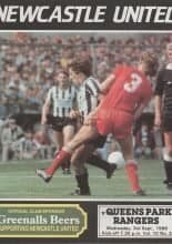 Newcastle United v Queens Park Rangers 03-Sep-1986