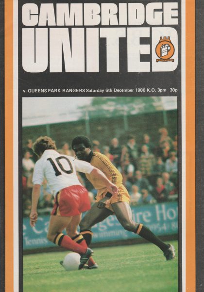 Cambridge United v Queens Park Rangers 06-Dec-1980