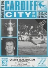Cardiff City v Queens Park Rangers 06-Jan-1990