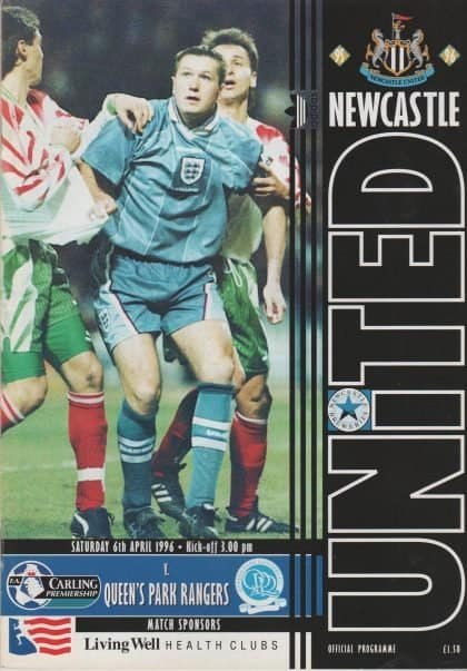 Newcastle United v Queens Park Rangers 06-Apr-1996