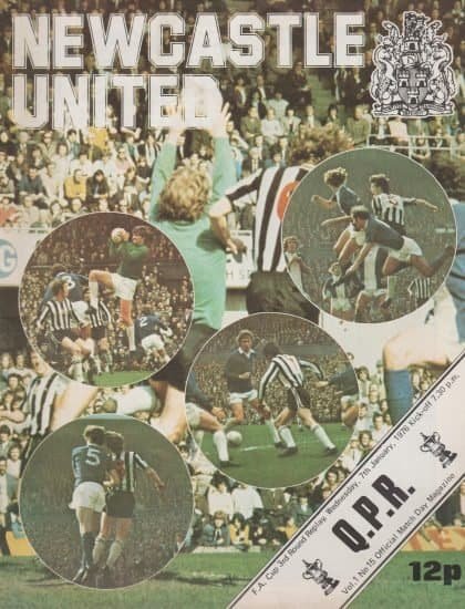 Newcastle United v Queens Park Rangers 07-Jan-1976