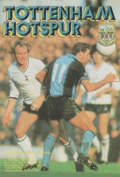 Tottenham Hotspur v Queens Park Rangers 07-Jan-1981