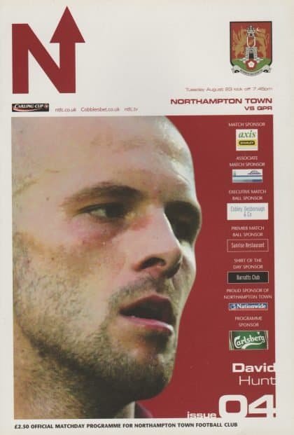 Northampton Town v Queens Park Rangers 23-Aug-2005