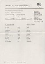 SV Heidingsfeld v Glasgow Rangers  23-Jul-1986