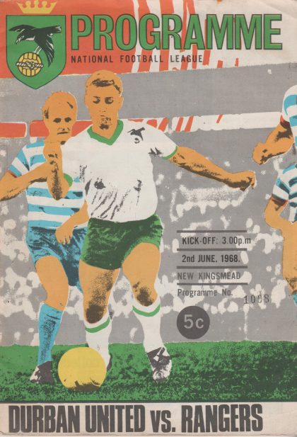 Durban United v Rangers (South Africa) 02-Jun-1968