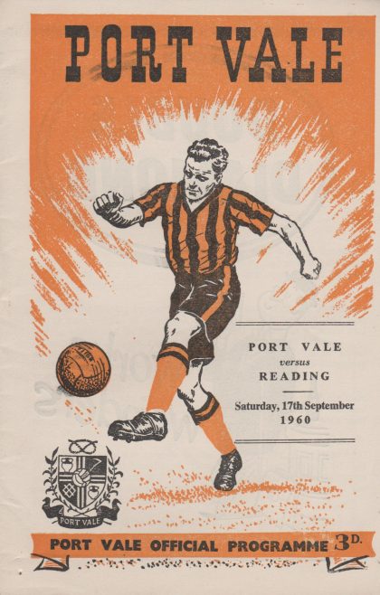 Port Vale v Reading 17-Sep-1960