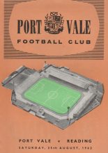 Port Vale v Reading 25-Aug-1962