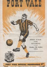 Port Vale v Reading 09-Oct-1961