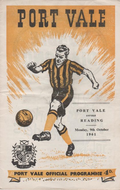 Port Vale v Reading 09-Oct-1961