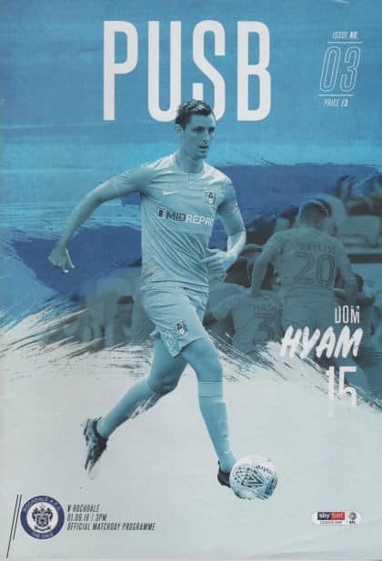 Coventry City v Rochdale 01-Sep-2018
