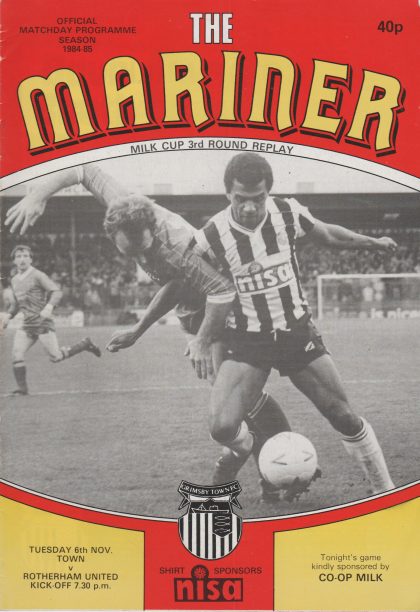Grimsby Town v Rotherham United 06-Nov-1984