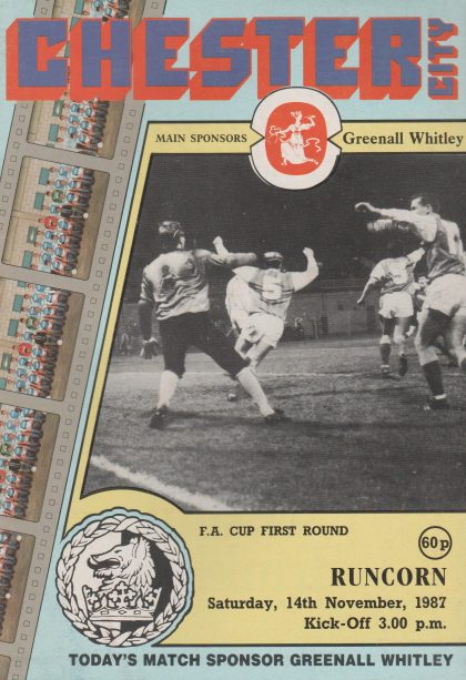 Chester City v Runcorn  14-Nov-1987