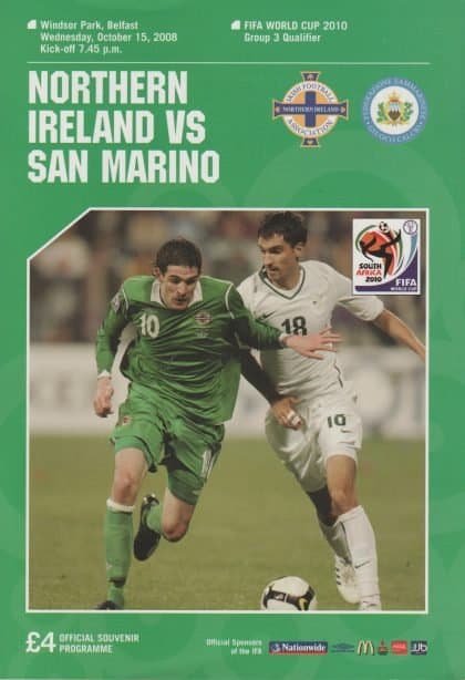 Northern Ireland v San Marino 15-Oct-2008