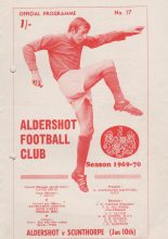 Aldershot v Scunthorpe United 10-Jan-1970