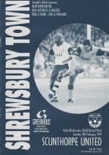 Shrewsbury Town v Scunthorpe United 11-Feb-1997