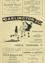 Darlington v Scunthorpe United 23-Nov-1968