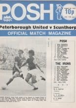 Peterborough United v Scunthorpe United  29-Aug-1973