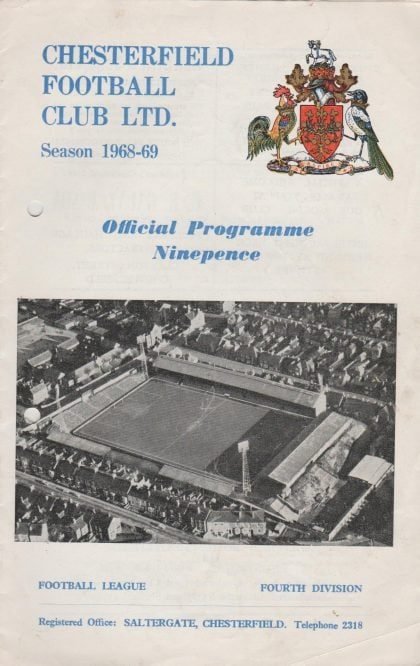 Chesterfield v Scunthorpe United 08-Apr-1969