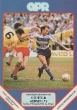 Queens Park Rangers v Sheffield Wednesday  17-Sep-1988