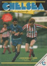 Chelsea v Shrewsbury Town 26-Nov-1988