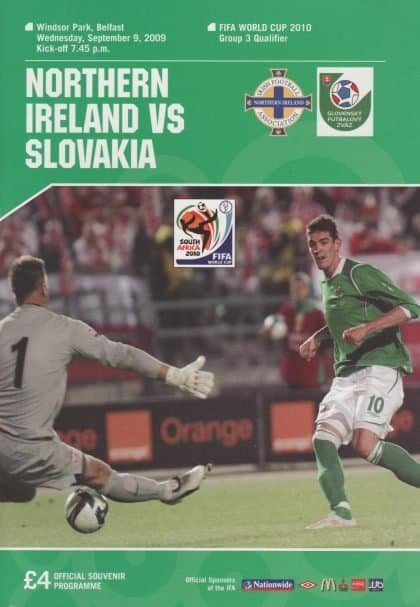 Northern Ireland v Slovakia 09-Sep-2009