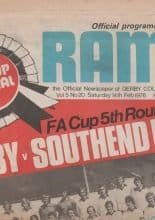 Derby County v Southend United 14-Feb-1976