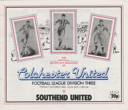Colchester United v Southend United 20-Oct-1978