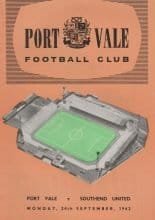Port Vale v Southend United 24-Sep-1962
