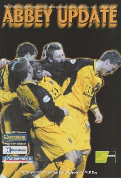 Cambridge United v Southend United 26-Dec-2002