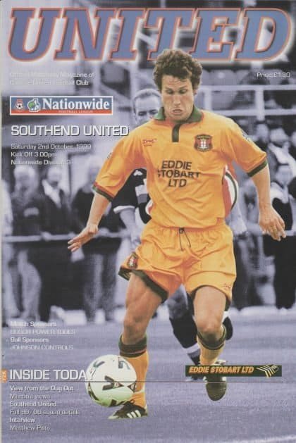 Carlisle United v Southend United  02-Oct-1999