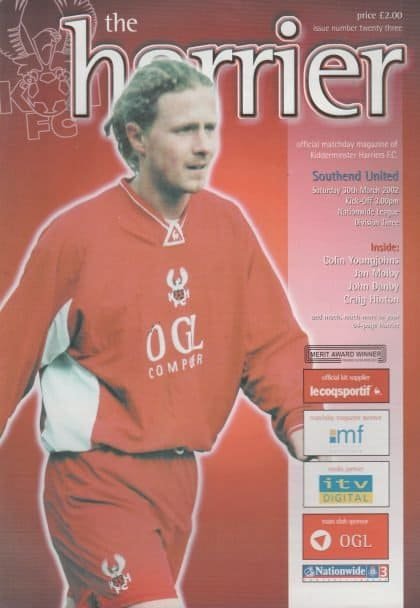 Kidderminster Harriers v Southend United 30-Mar-2002