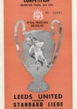 Leeds United v Standard Liege  18-Mar-1970
