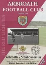Arbroath v Stenhousemuir 02-Dec-2006