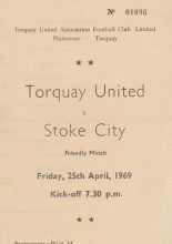 Torquay United v Stoke City  25-Apr-1969