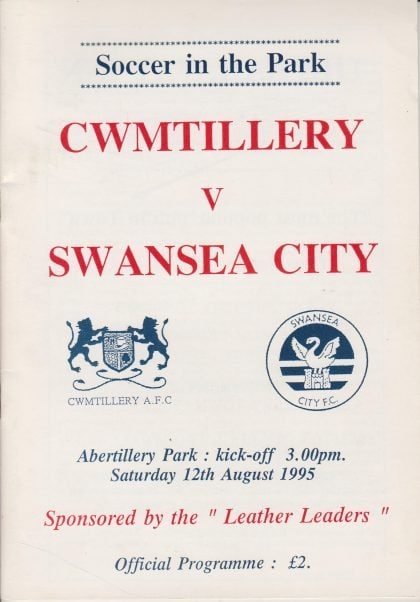 Cwmtillery v Swansea City 12-Aug-1994