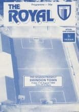 Reading v Swindon Town 11-Aug-1989