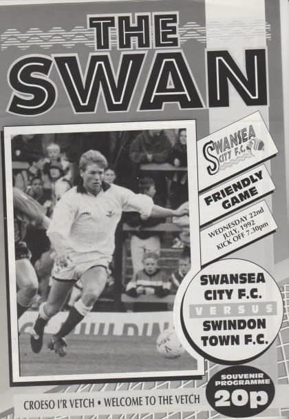 Swansea City v Swindon Town 22-Jul-1992