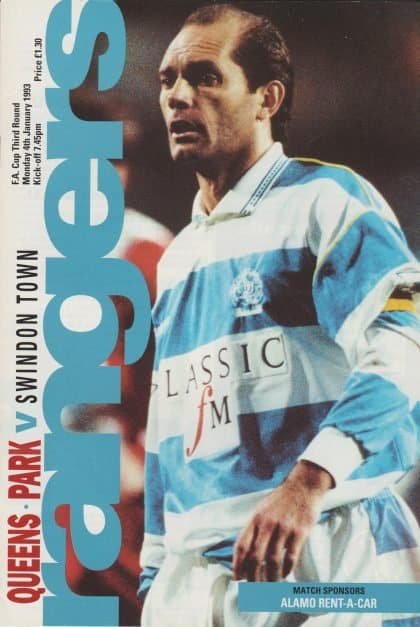 Queens Park Rangers v Swindon Town   04-Jan-1993