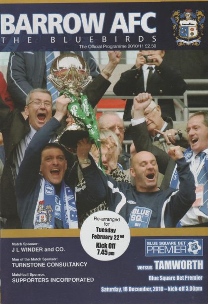 Barrow v Tamworth 22-Feb-2011