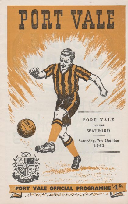 Port Vale v Watford 03-Oct-1961