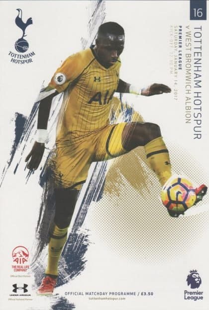 Tottenham Hotspur v West Bromwich Albion  14-Jan-2017