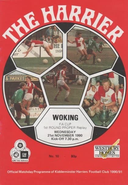 Kidderminster Harriers  v Woking  21-Nov-1990